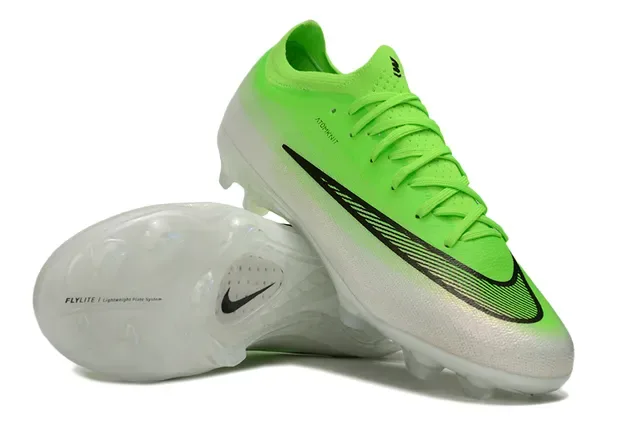 Nike 绿色透明针织鞋面渐变 Firm-Ground 足球鞋 2
