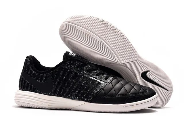 Nike Hypervenom Indoor blanc et bleu boîte à orteils matelassée bande synthétique rayée verticalement chaussures de football indoor 9