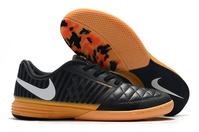 Nike Hypervenom Indoor blanc et bleu boîte à orteils matelassée bande synthétique rayée verticalement chaussures de football indoor 20