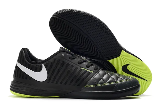 Nike Hypervenom Indoor blanc et bleu boîte à orteils matelassée bande synthétique rayée verticalement chaussures de football indoor 23