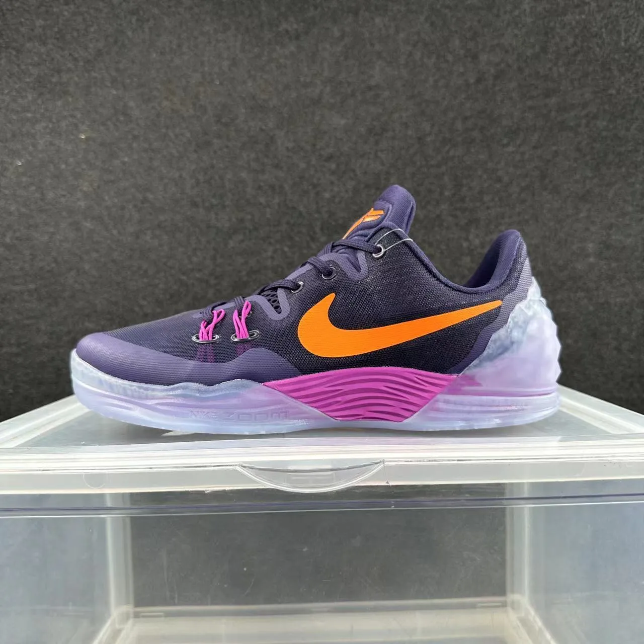 Nike Kobe 8 System Purple Orange Pink Zapatos de baloncesto 2