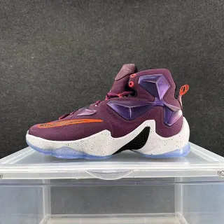 Nike LeBron 13 बैंगनी नारंगी बिंदुयुक्त बास्केटबॉल जूते