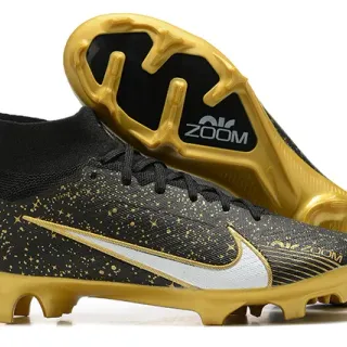 Nike Mercurial Superfly doré avec taches Chaussures de football à crampons pour terre ferme