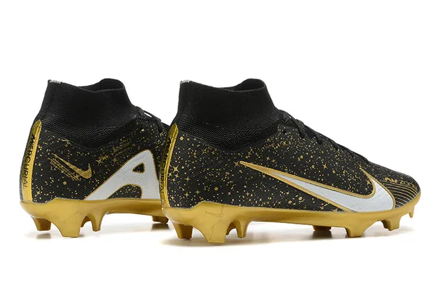 Nike Mercurial Superfly doré avec taches Chaussures de football à crampons pour terre ferme 5