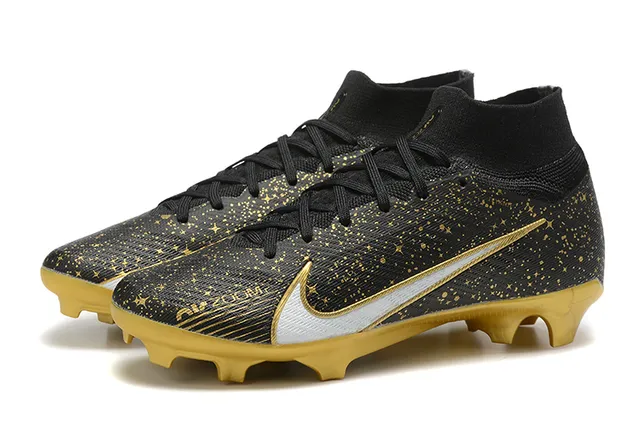 Nike Mercurial Superfly doré avec taches Chaussures de football à crampons pour terre ferme 8
