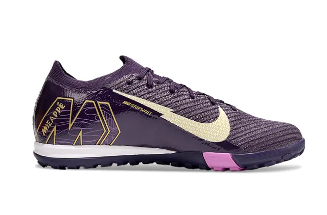 耐克 Mercurial Superfly 紫粉 飞线鞋面 签名 KM 图形 室内足球鞋 5