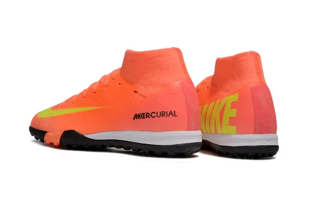 Nike Mercurial Turf Orange Neon Yellow Turf Soccer Shoes 4
