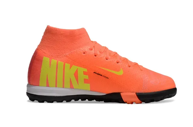 Nike Mercurial Turf Orange Neon Yellow Turf Soccer Shoes 5