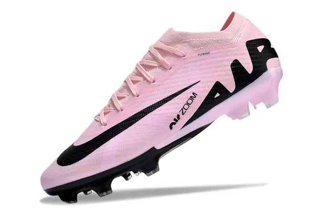 Nike Mercurial Vapor Rose et Noir terrain ferme Chaussures de football 3