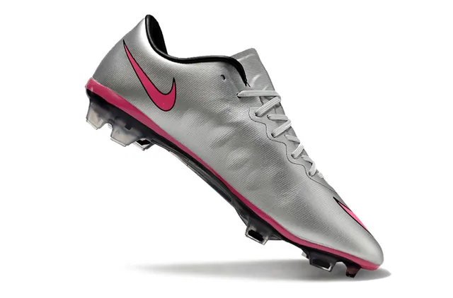 Nike Mercurial Vapor Plata Rosa Chaussures de football pour sol ferme 2