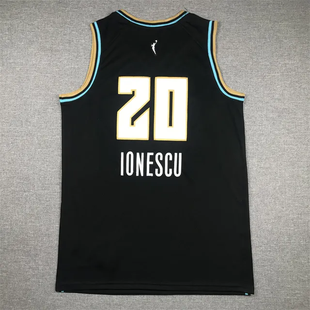 Regata de basquete Nike New York Liberty Nike Rebel Edition preto/dourado 2
