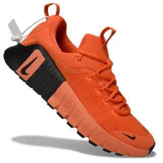 Nike أورانج بلاك كيت أب سجمنتد روبير أوت سول لايف ستايل سنيكرز