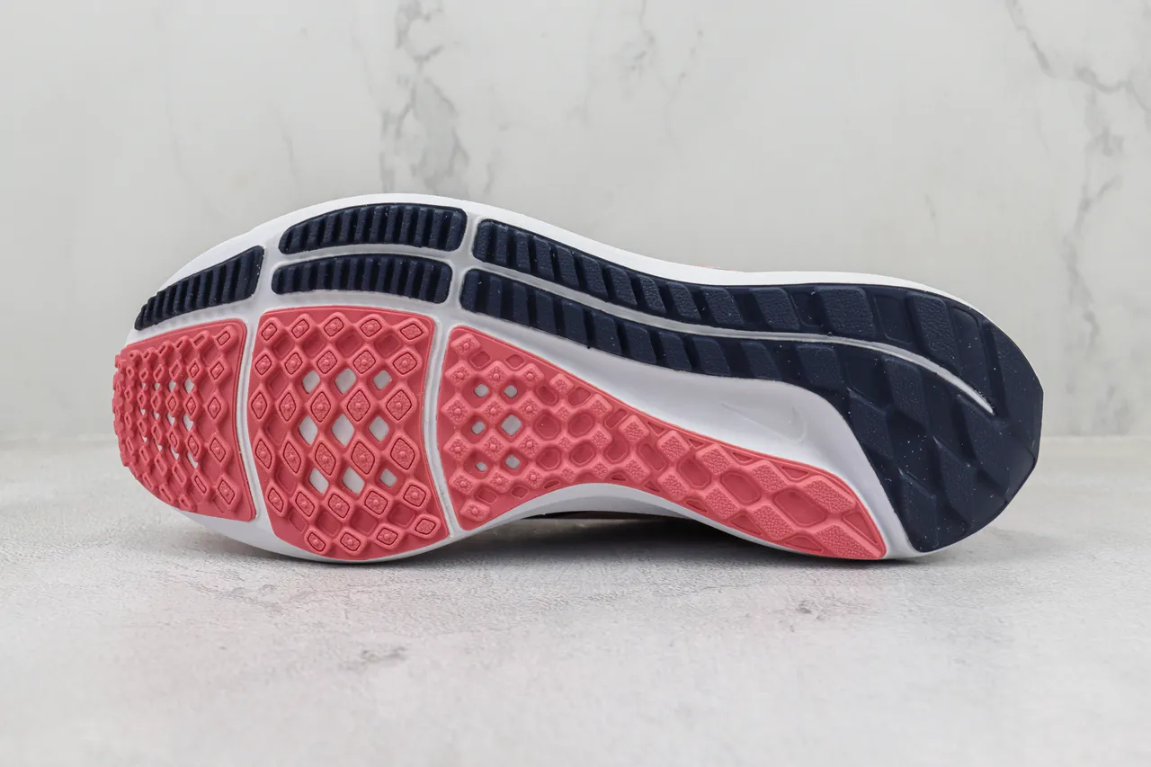 Nike Pegasus 40 Pink Navy White Running Shoes 8