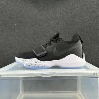 Nike PG Chaussures de Basketball noir blanc forme basse tige en maille