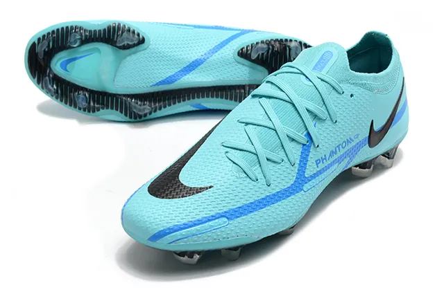 Nike Phantom GT 黑色红色针织鞋面 低帮靴领 钉地足球鞋 14