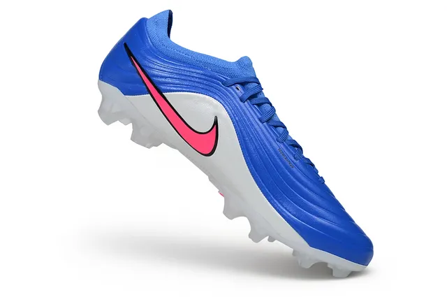 Nike Phantom GT নীল গোলাপি সাদা দৃঢ় মাটির ফুটবল জুতা 2