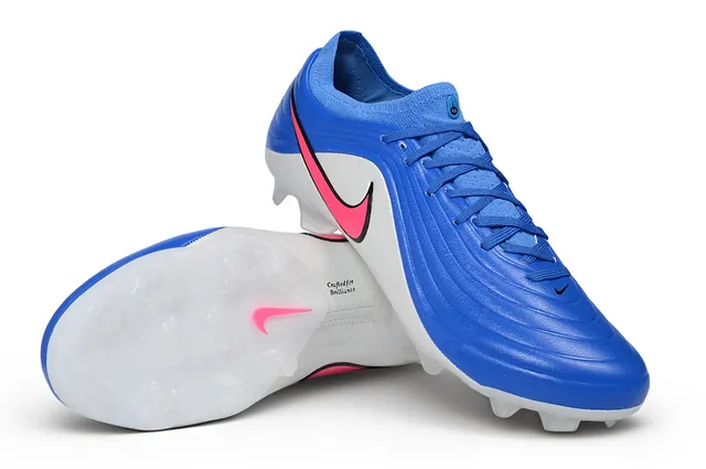 Nike Phantom GT নীল গোলাপি সাদা দৃঢ় মাটির ফুটবল জুতা 4