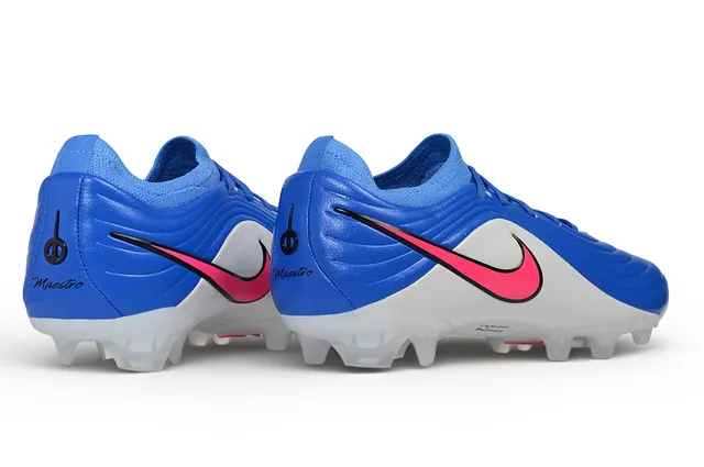 Nike Phantom GT নীল গোলাপি সাদা দৃঢ় মাটির ফুটবল জুতা 5