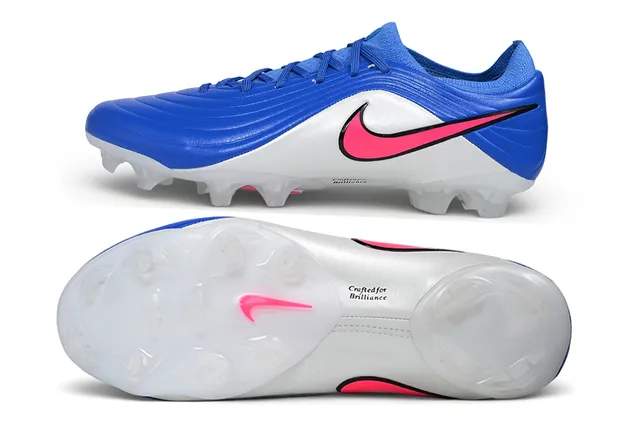 Nike Phantom GT নীল গোলাপি সাদা দৃঢ় মাটির ফুটবল জুতা 6