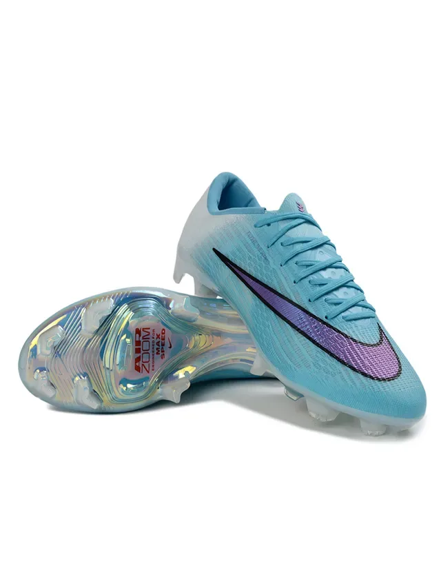 Nike Phantom GT Blue White Low-Cut Knit Upper Firm-Ground Soccer Shoes 6