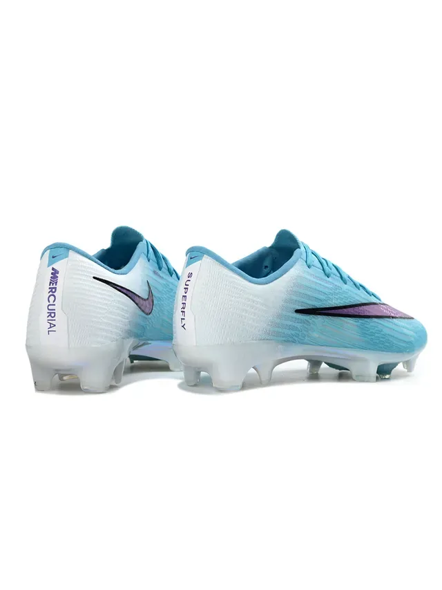 Nike Phantom GT Blue White Low-Cut Knit Upper Firm-Ground Soccer Shoes 7