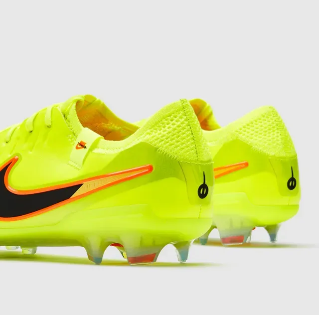 Nike Phantom GT Neon Yellow Black Orange FG Zapatos de Fútbol 3