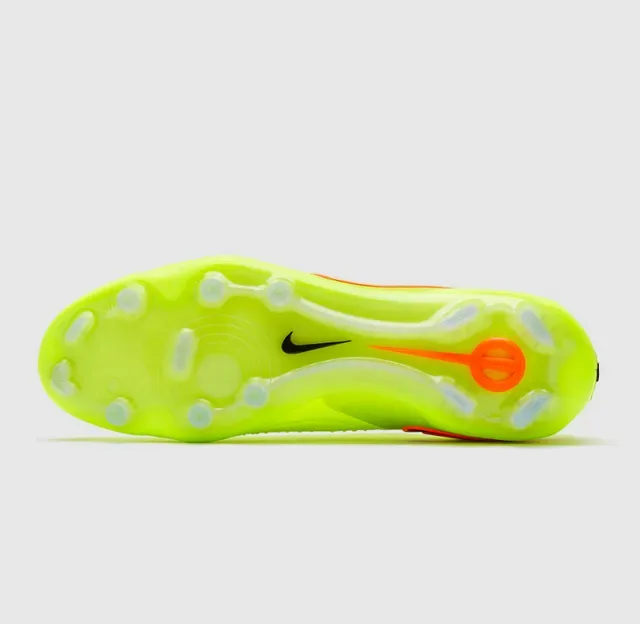 Nike Phantom GT Neon Yellow Black Orange FG Zapatos de Fútbol 4