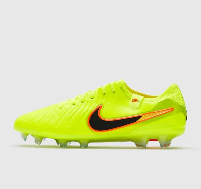 Nike Phantom GT Neon Yellow Black Orange FG Zapatos de Fútbol 6