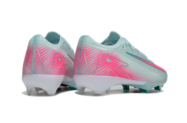 Nike Phantom GT Parte superior em tricô rosa e azul cadarços assimétricos Firm-Ground sapatos de futebol 5