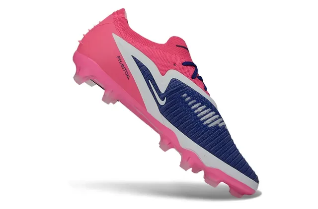 Nike Phantom GT Rosa marinho Upper de knit Cobertura assimétrica Tacón firm-ground Zapatilhas de futebol 2