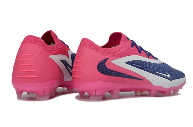 Nike Phantom GT Rosa marinho Upper de knit Cobertura assimétrica Tacón firm-ground Zapatilhas de futebol 5