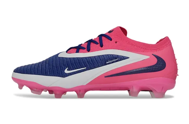 Nike Phantom GT Rosa marinho Upper de knit Cobertura assimétrica Tacón firm-ground Zapatilhas de futebol 7