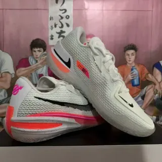 Nike React Phantom أبيض وردي محبك شبكة أسلوب حياة حذاء رياضي