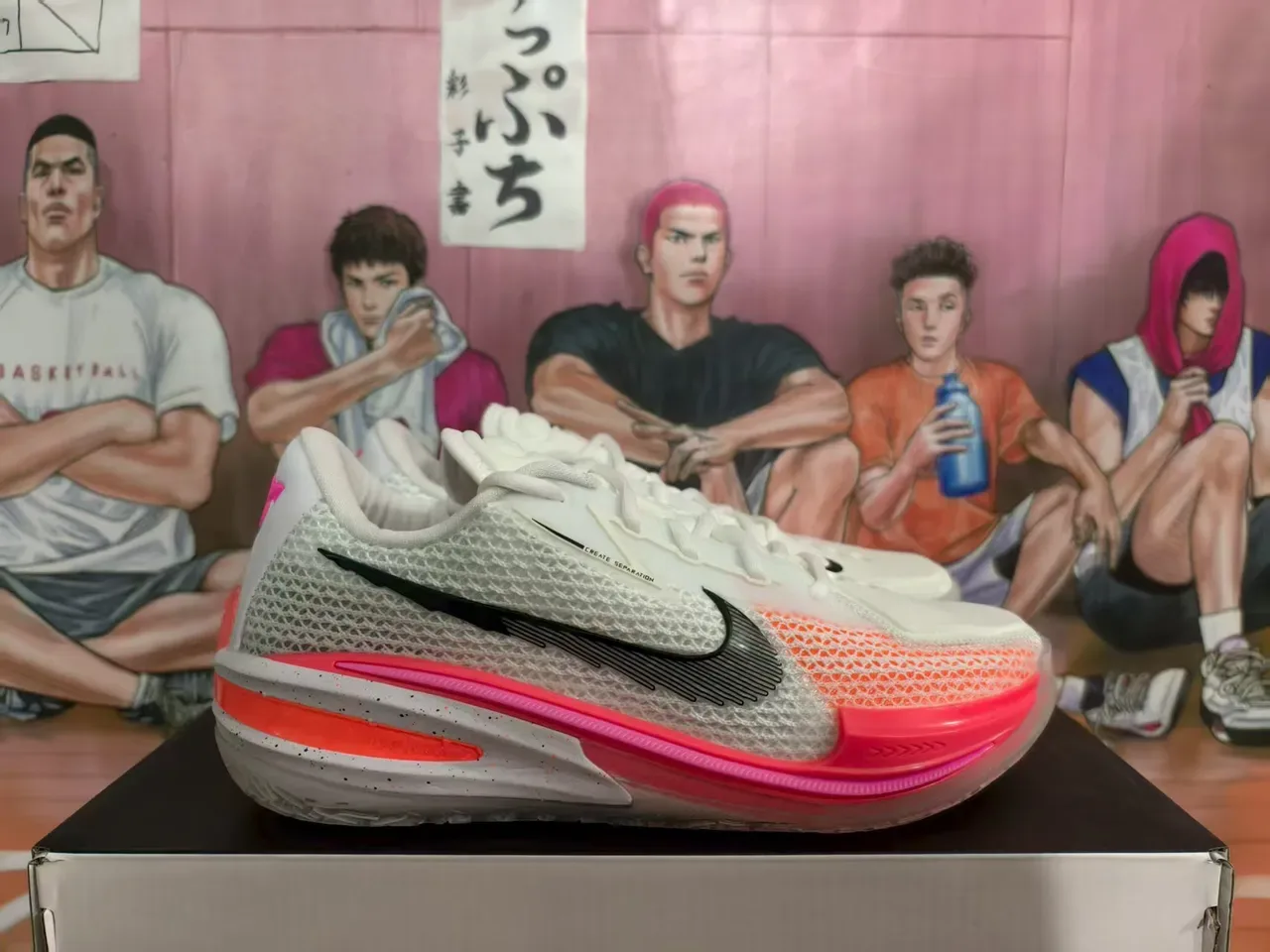 Nike React Phantom White Pink Knit Mesh Lifestyle Sneakers 4