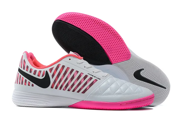 Nike rojo blanco upper de cage moldeado acolchado punta sintética zapatos de fútbol indoor 11