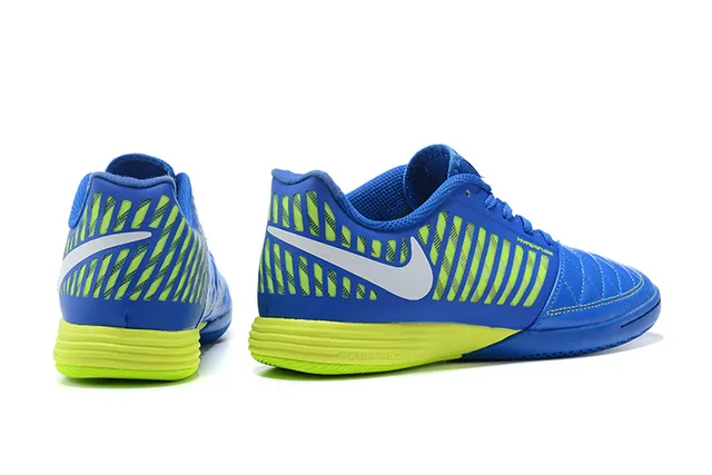 Nike rojo blanco upper de cage moldeado acolchado punta sintética zapatos de fútbol indoor 16