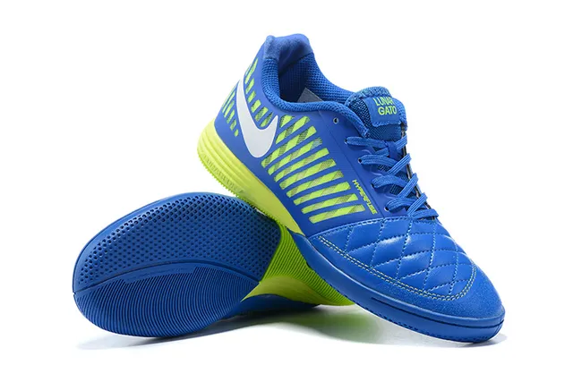 Nike rojo blanco upper de cage moldeado acolchado punta sintética zapatos de fútbol indoor 17