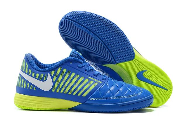Nike rojo blanco upper de cage moldeado acolchado punta sintética zapatos de fútbol indoor 18