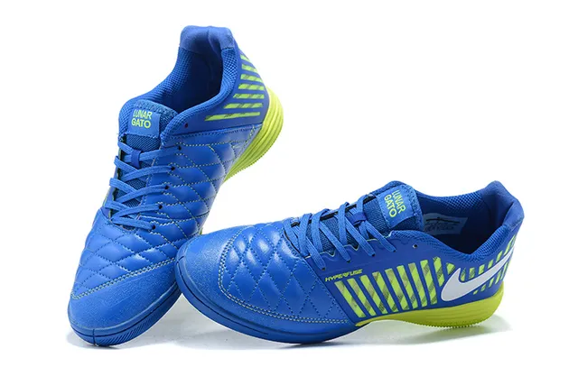 Nike rojo blanco upper de cage moldeado acolchado punta sintética zapatos de fútbol indoor 19