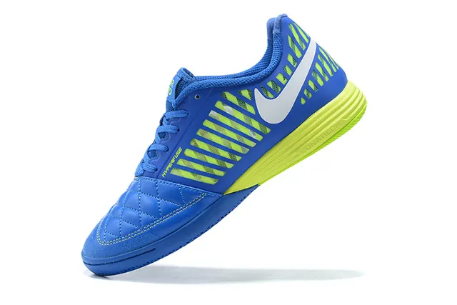 Nike rojo blanco upper de cage moldeado acolchado punta sintética zapatos de fútbol indoor 21