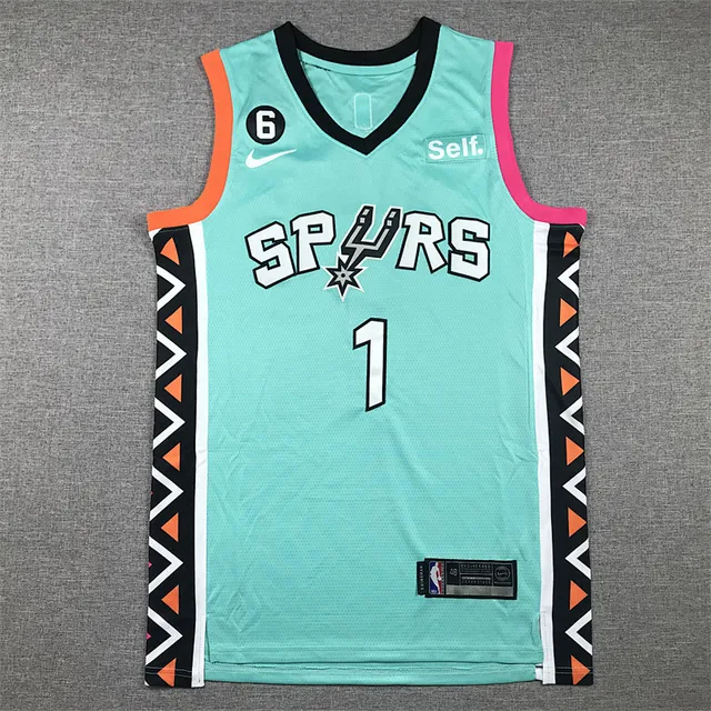 Nike San Antonio Spurs City Edition Mint Green 篮球球衣 2