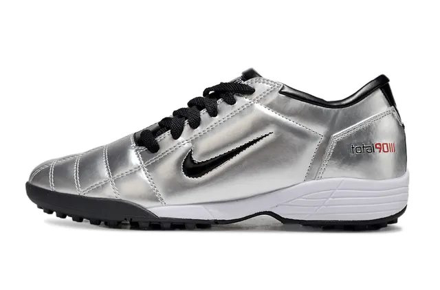 Nike Total 90 III Silver Black Red Turf Soccer Shoes 2
