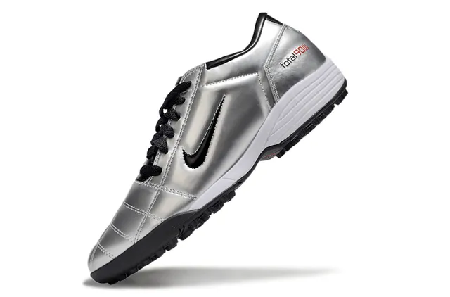Nike Total 90 III Silver Black Red Turf Soccer Shoes 4