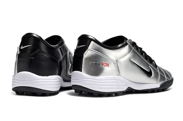 Nike Total 90 III Silver Black Red Turf Soccer Shoes 6