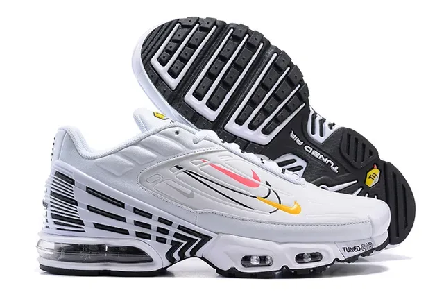 Nike Tuned Air White Black Multicolor Lifestyle Sneakers 1