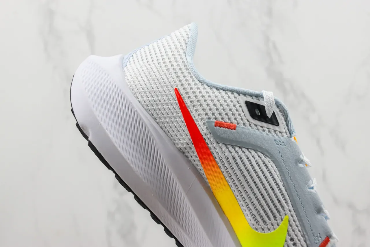 耐克 白蓝 透气网面 撞色 Swoosh 跑鞋 5