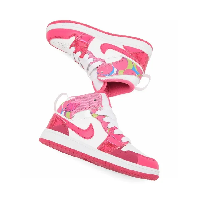 Nike White Blue High-Top Patchwork Paneling Basketball Shoes 16