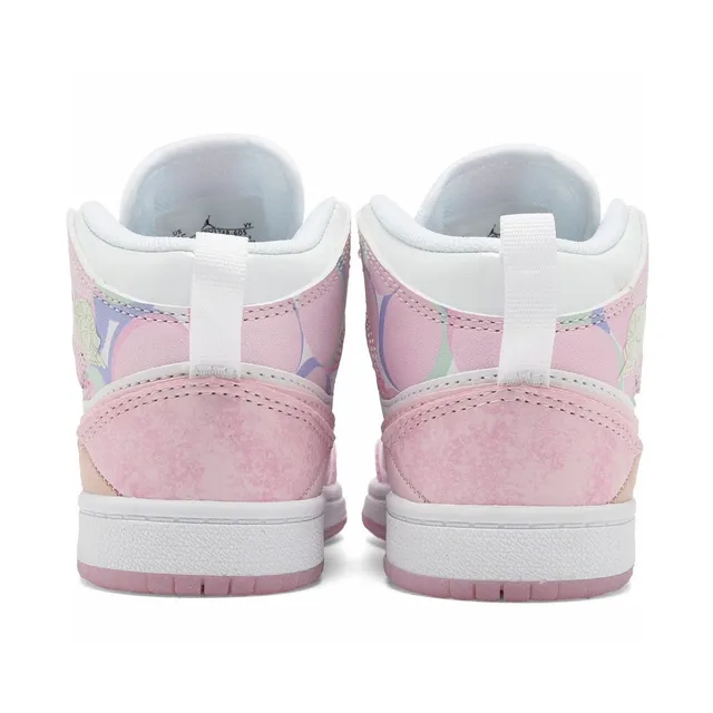 Nike White Blue High-Top Patchwork Paneling Basketball Shoes 23