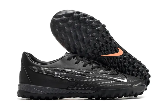 Nike Branco Azul Botina Baixa com Cravos Sintético Malha Superior Relvado Tênis de Futebol 2