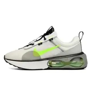 Nike Zapatillas Lifestyle Blancas y Verdes con Sistema de Cordones Desconstruido y Suela Media Esculpida